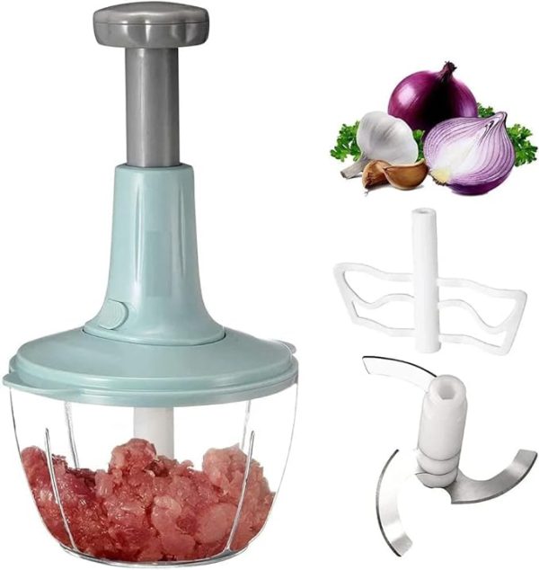Multi-functional Vegetable Manual Hand Push Chopper