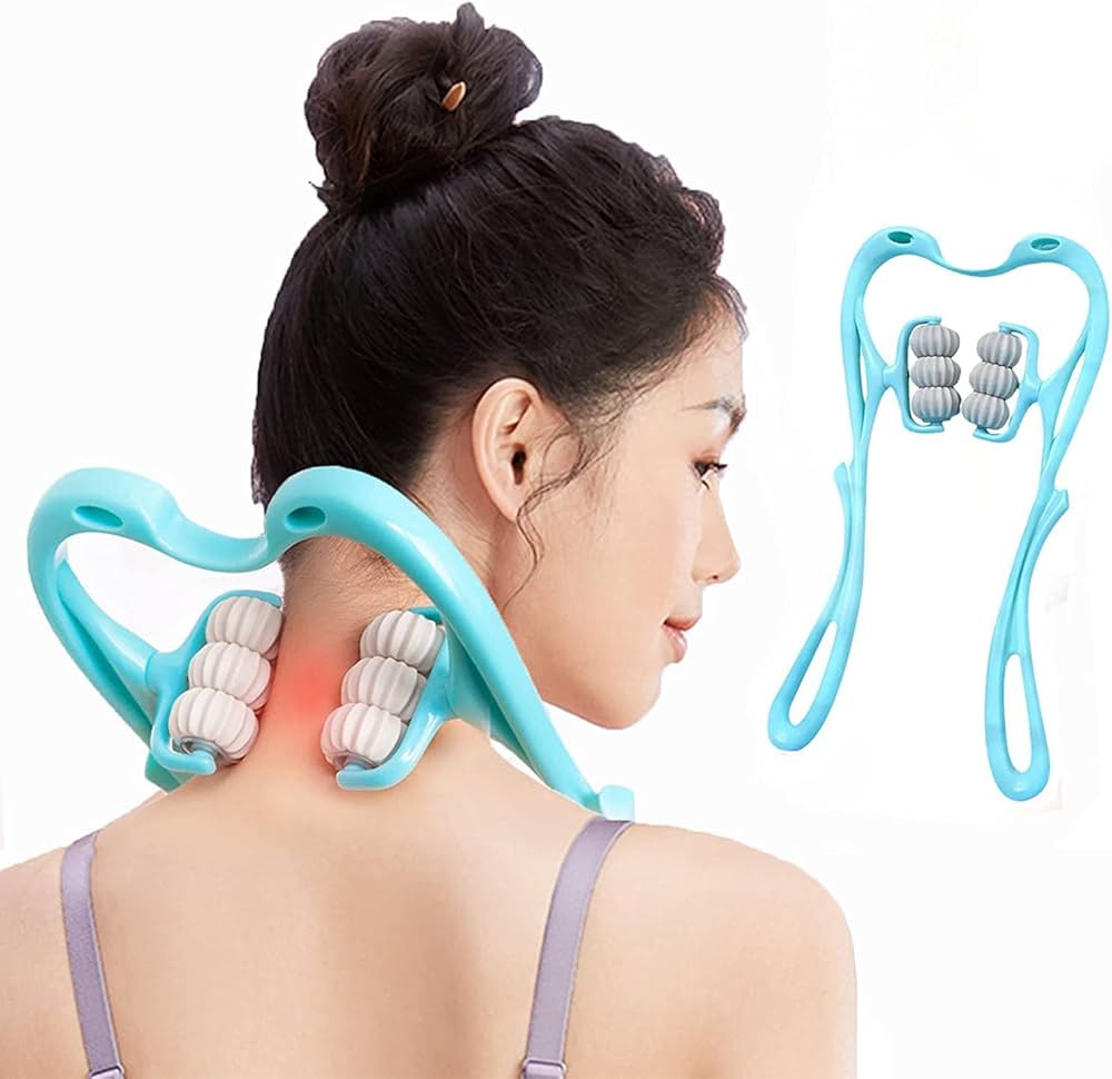 6 Wheel Pressure Point Neck Massager
