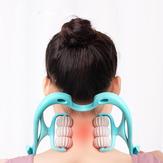 6 Wheel Pressure Point Neck Massager